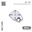 MUL-T-LOCK 4 Yollu Gömme Kilitler 231, 232