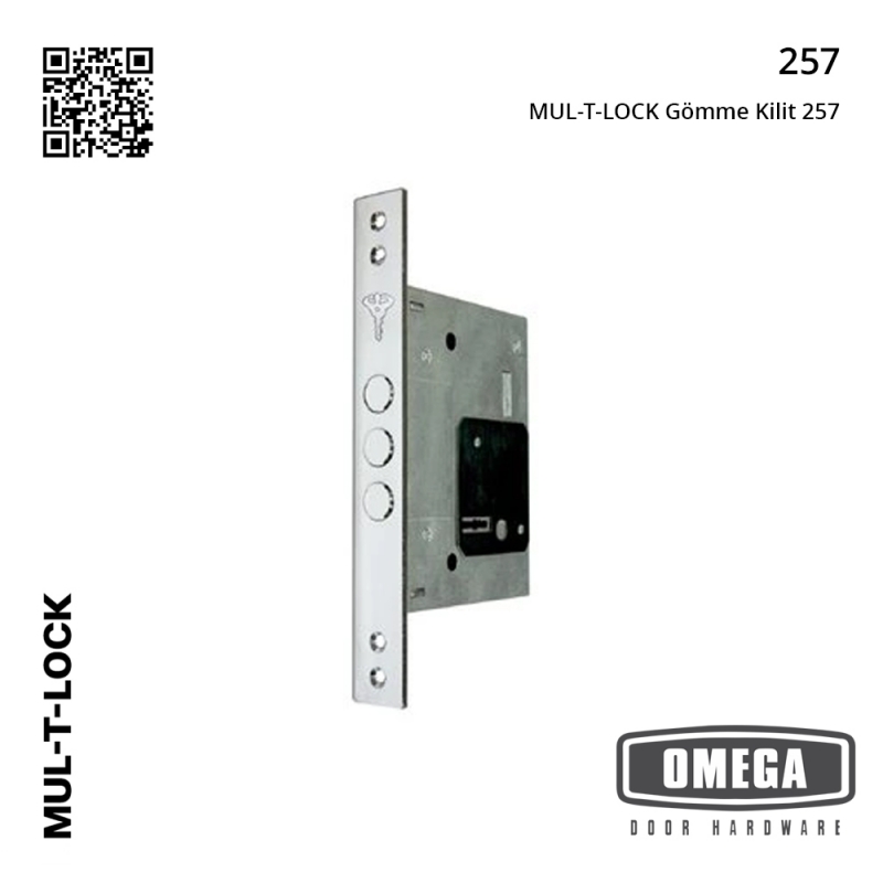 MUL-T-LOCK Gömme Kilit 257