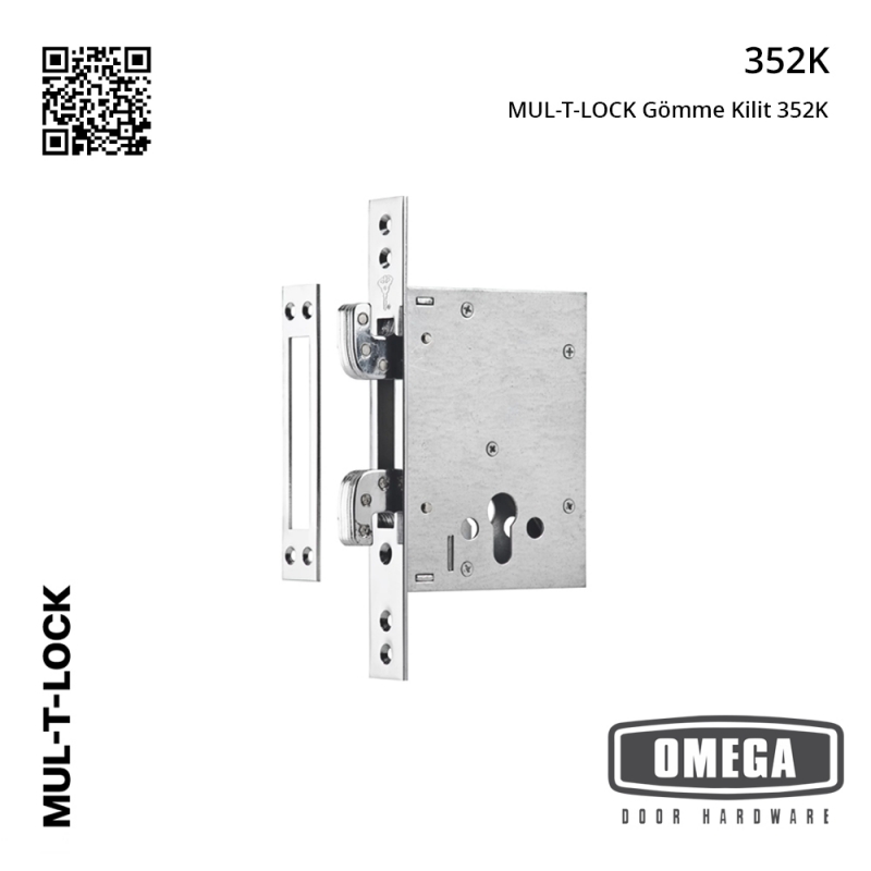 MUL-T-LOCK Gömme Kilit 352K