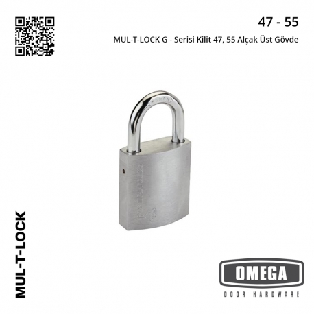 MUL-T-LOCK G - Serisi Kilit 47, 55 Alçak Üst Gövde