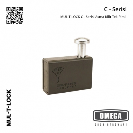 MUL-T-LOCK C - Serisi Asma Kilit Tek Pimli