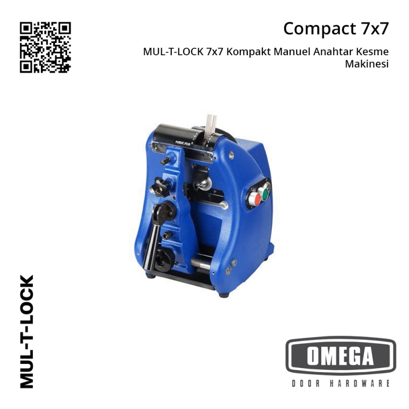 MUL-T-LOCK 7x7 Kompakt Manuel Anahtar Kesme Makinesi