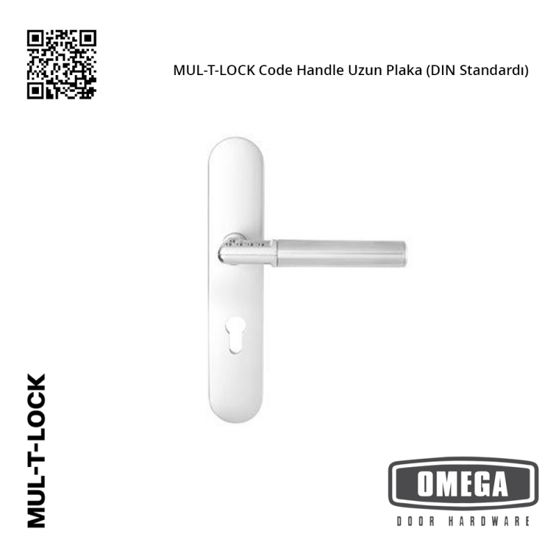 MUL-T-LOCK Code Handle Uzun Plaka (DIN Standardı)