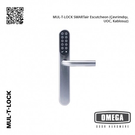 MUL-T-LOCK SMARTair Escutcheon (Çevrimdışı, UOC, Kablosuz)