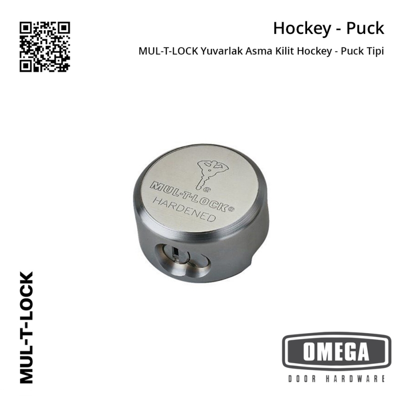 MUL-T-LOCK Yuvarlak Asma Kilit Hockey - Puck Tipi