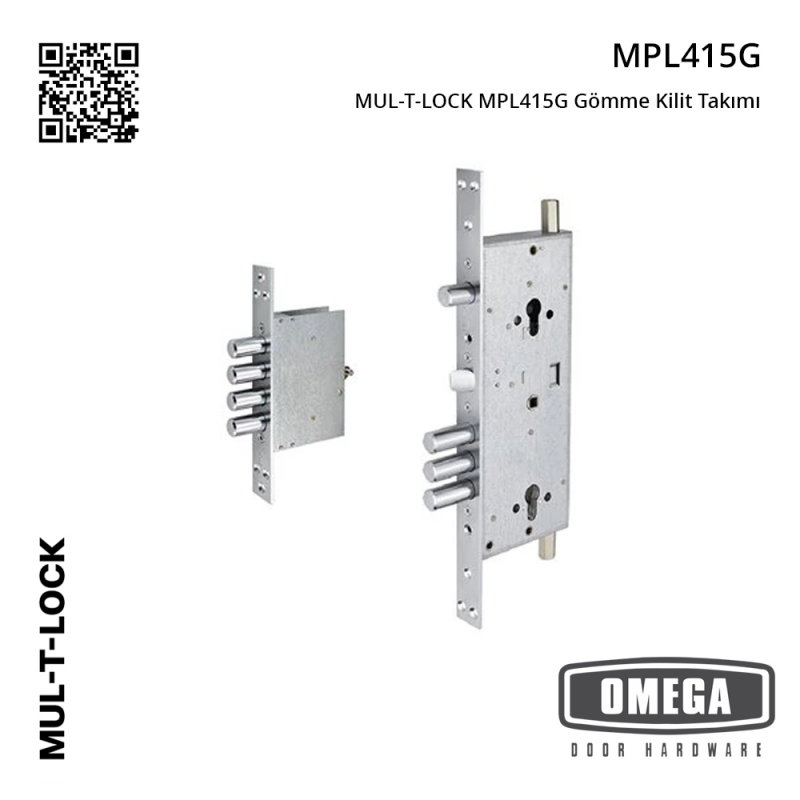 MUL-T-LOCK MPL415G Gömme Kilit Takımı