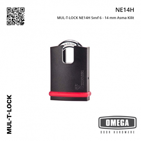 MUL-T-LOCK NE14H Sınıf 6 - 14 mm Asma Kilit