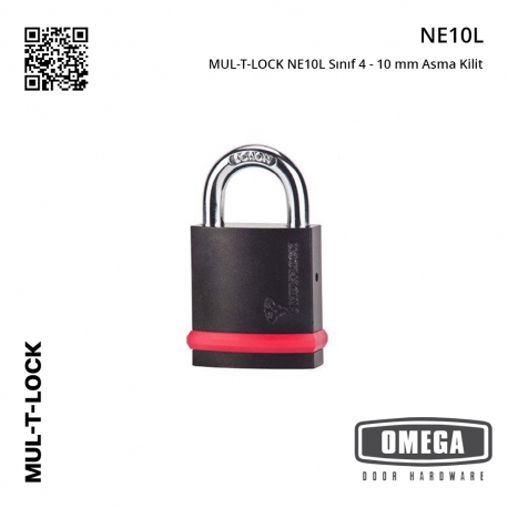 MUL-T-LOCK NE10L Sınıf 4 - 10 mm Asma Kilit