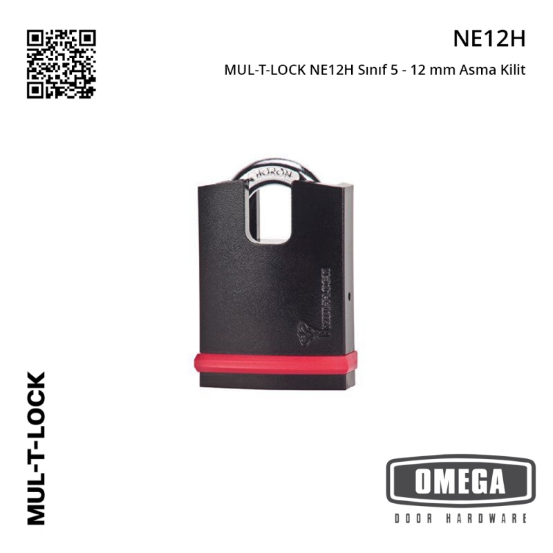 MUL-T-LOCK NE12H Sınıf 5 - 12 mm Asma Kilit
