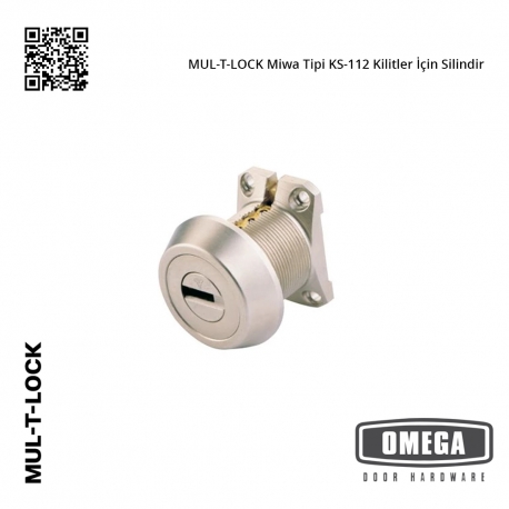 MUL-T-LOCK Miwa Tipi KS-112 Kilitler İçin Silindir