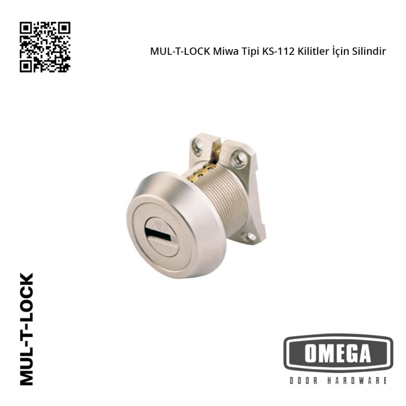 MUL-T-LOCK Miwa Tipi KS-112 Kilitler İçin Silindir