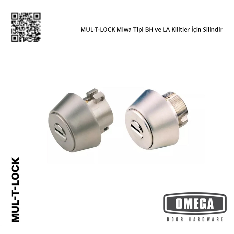 MUL-T-LOCK Miwa Tipi BH ve LA Kilitler İçin Silindir