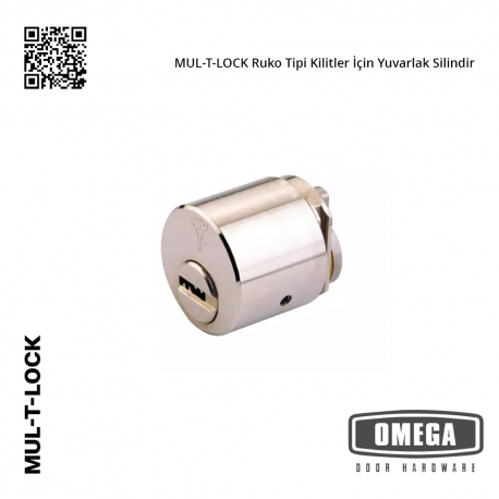 MUL-T-LOCK Ruko Tipi Kilitler İçin Yuvarlak Silindir