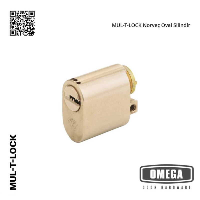 MUL-T-LOCK Norveç Oval Silindir
