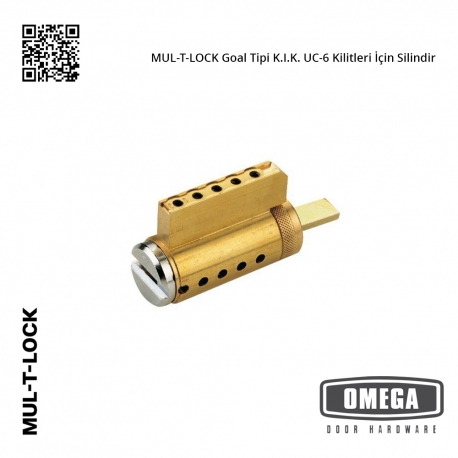 MUL-T-LOCK Goal Tipi K.I.K. UC-6 Kilitleri İçin Silindir
